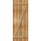 Ekena Millwork Joined Board-n-Batten Shutters w/Z-Bar, Rough Sawn Western Red Cedar, 21 1/2W x 57H, PR RBJ06Z21X057RWR - alternate 3